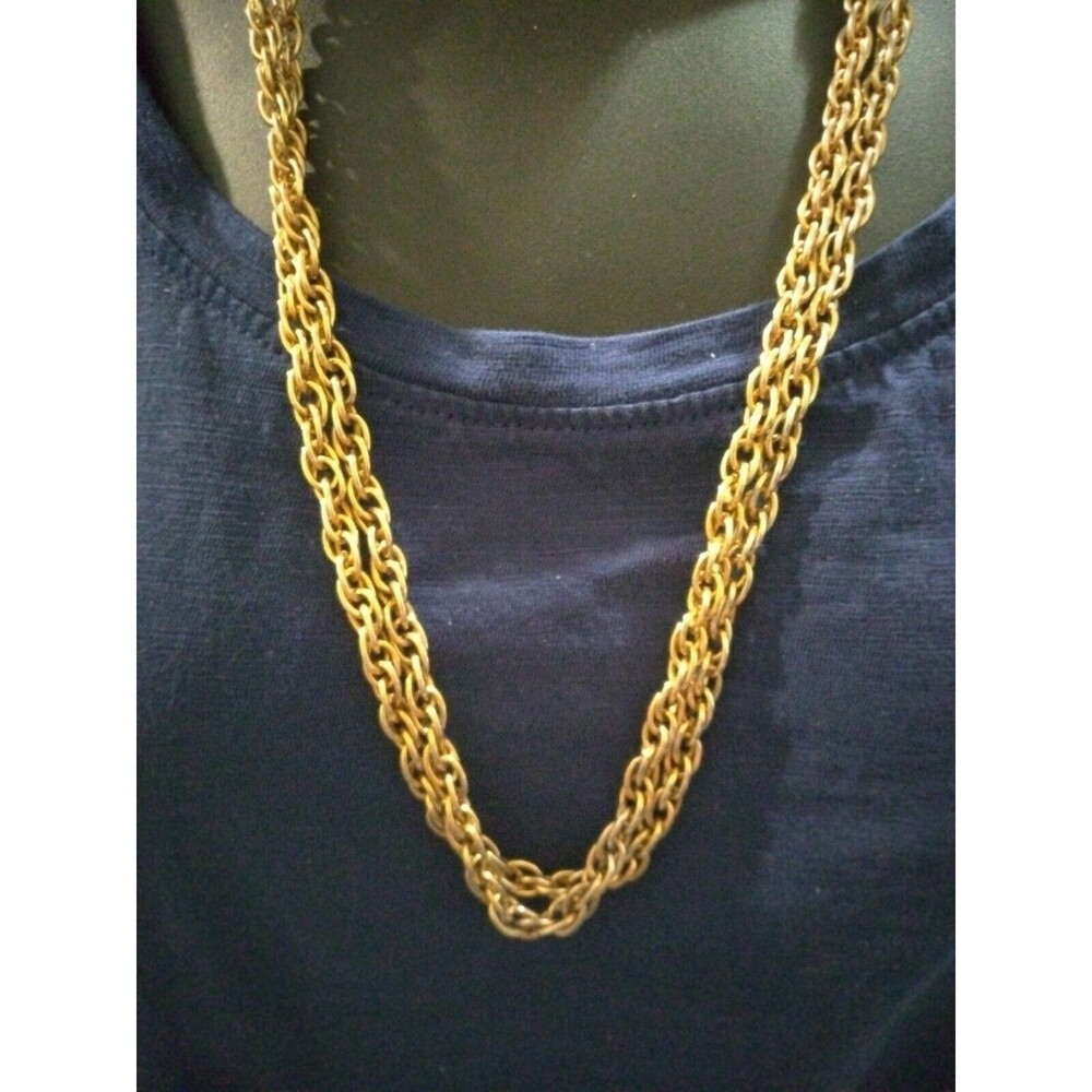 Gold Tone Long Chain Necklace I Have It Doubled Up